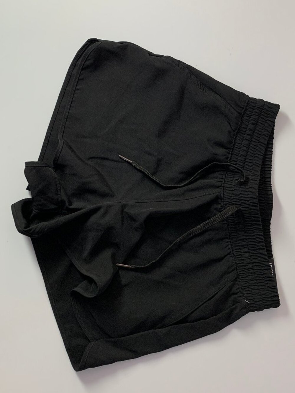 Bluenotes Black running shorts with additional built-in safety shorts - Size S